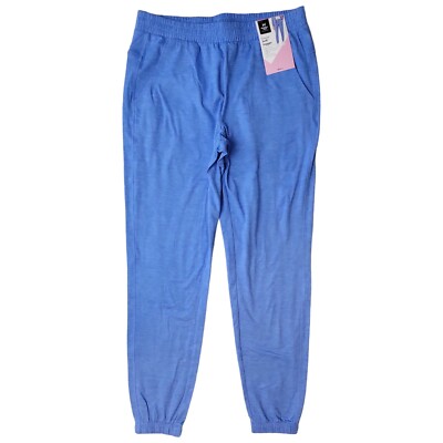 NWT Member s Mark Women' Moisture Wicking Favorite Soft Jogger Neela Blue XXL