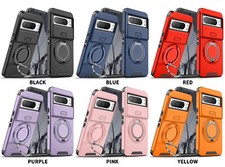 Stand Magnetic TPU PC Shockproof Phone Case For Google Pixel 7 Pro 8 Pro 8A
