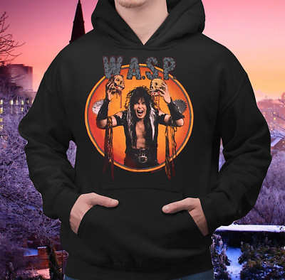 WASP Band Black Meta Hoodie Shirt Gifl forr Fan Love EG1008