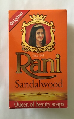Original Rani Sandalwood Queen of Beauty Soaps 90g x 4