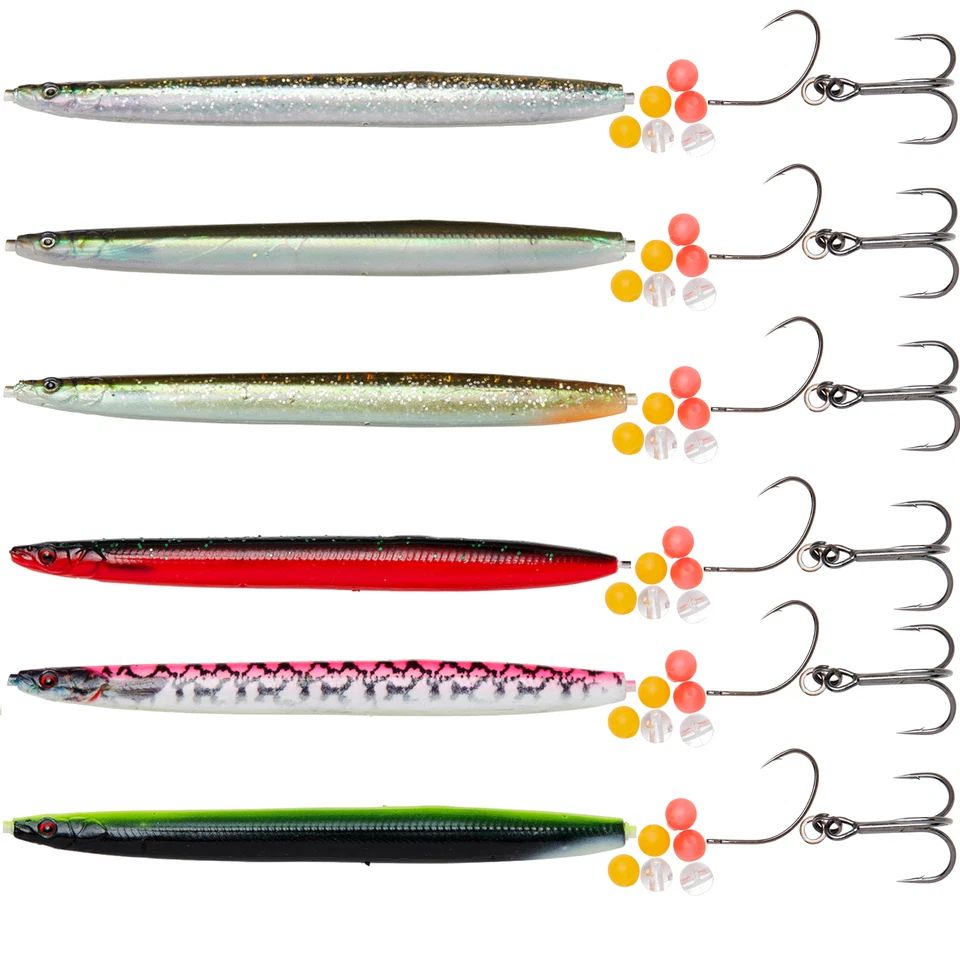 Savage Gear Meerforellenblinker, 12,5cm 20g 3D Soft Line Thru Sandeel, Blinker