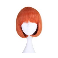 Miss U Hair Girl's Short Straight Harajuku Style Orange Bobo Hair Cosplay Par... Miss U Hair Girl's Short Straight Harajuku Style Orange Bobo Hair Cosplay Par...