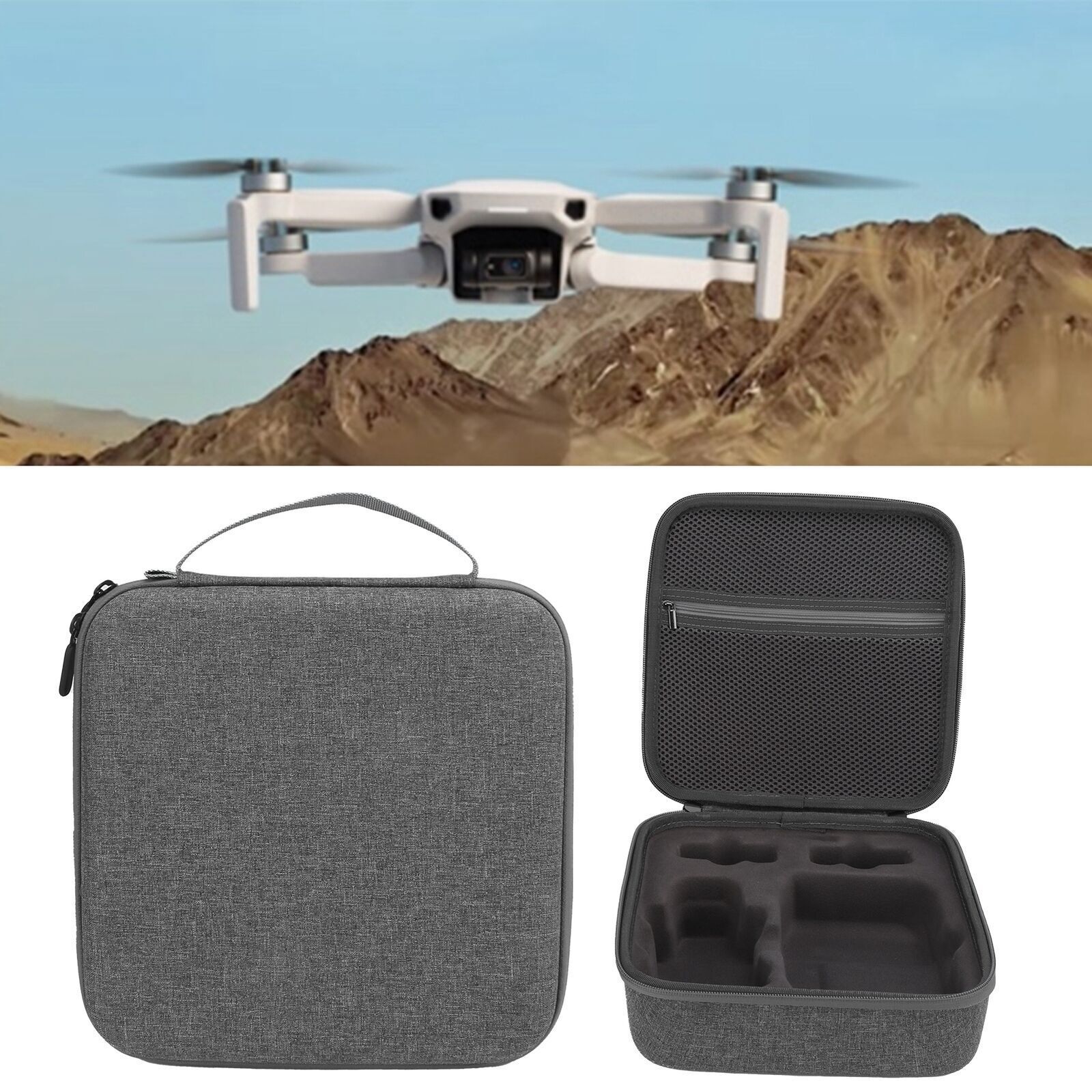 Drone Handbag Comfortable Nylon Remote Control Drone Battery Carrying Case-image