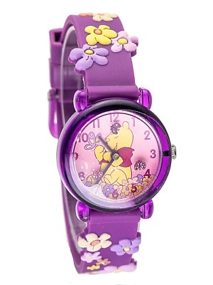 DISNEY:LORUS SILICON BAND WINNIE THE POOH ANALOG QUARTZ  display picture 3