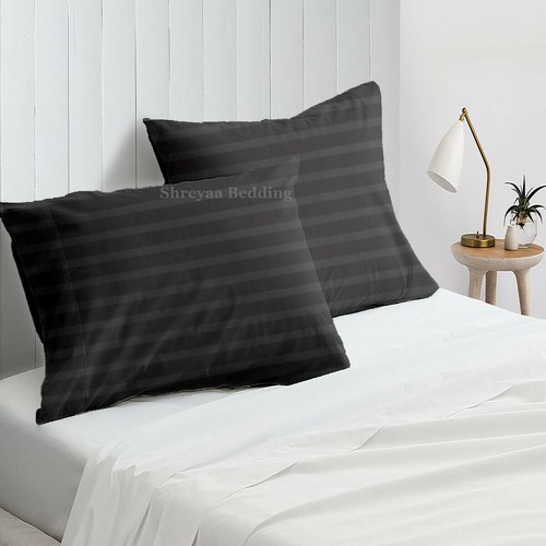 Awesome Pillow Case Set 1000TC Egyptian Cotton Stripes Colors Queen/King Size - Picture 51 of 132
