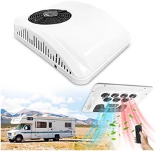 12V DC Rooftop Air Conditioner AC Unit RV Truck A/C Conditioning Cool&Heat Kit