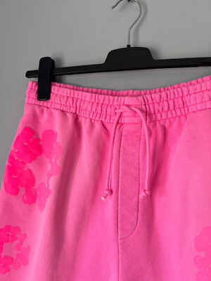 Denim Tears Mono Wreath Sweat Shorts - Size Medium - Pink - NEW | eBay