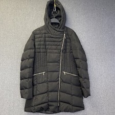 Ivanka Trump Down Filled Coat Size Small Black Hooded Warm Winter