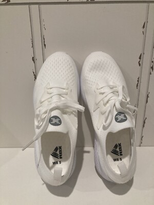 Women's RBX Active White Slip On Tennis Shoes Size
