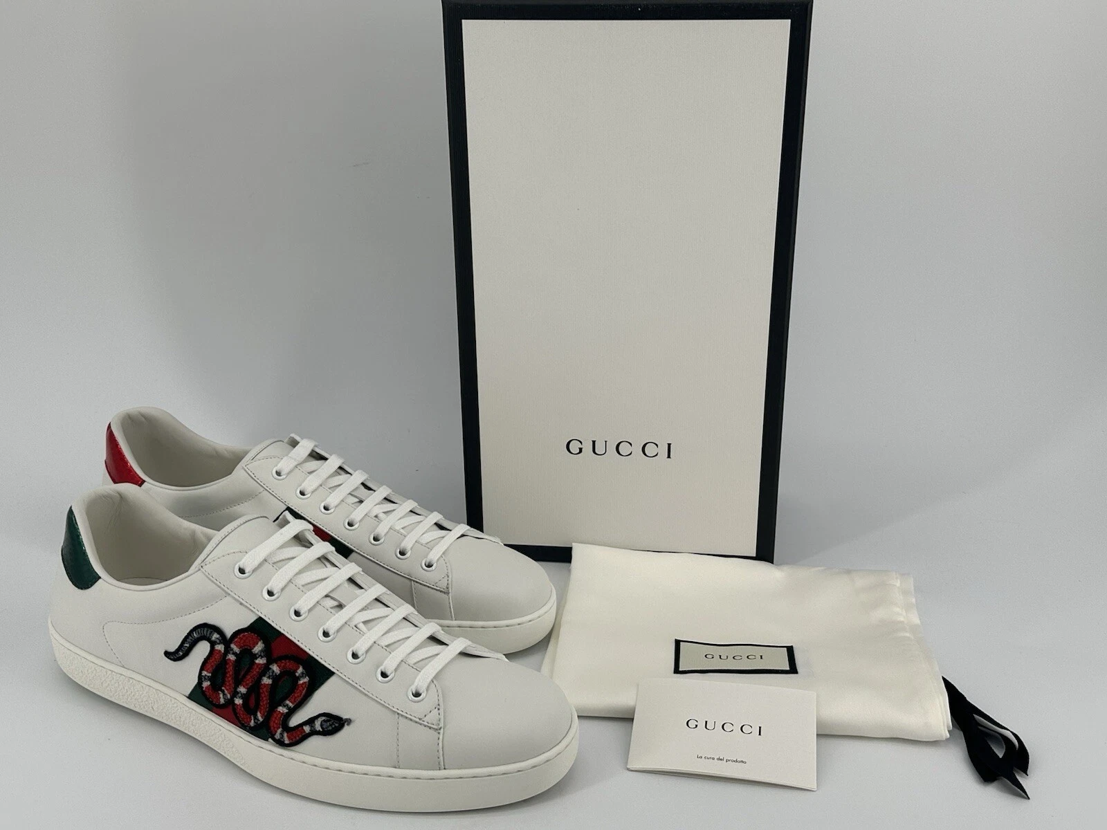 Baskets homme neuves originales GUCCI cuir  456230 gr UK 13 / EU 47 / US 14