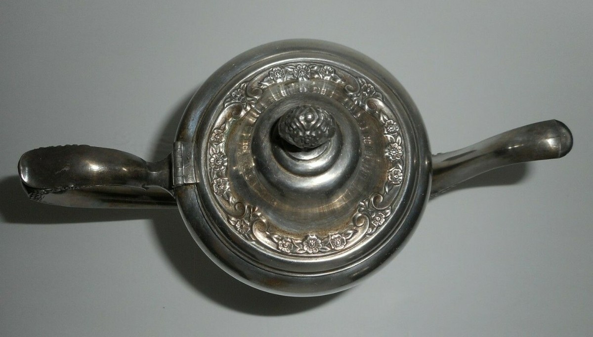 Antique Vintage Rogers & Bro 2301 Silver Plated Tea Pot