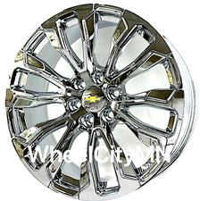 20 Chrome Oe Replica 14025 Wheels Fits 2022 Chevy Silverado 1500 Ltz Rst 6x5.5