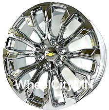 22” Chrome OE 14048 Replica Rim fit 2025 Chevy Tahoe Suburban High Country 6x5.5