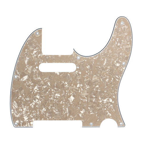 Накладка для гитары DAndrea Pro Telecaster/Tele с 8 отверстиями - Винтажный жемчуг, DPP-TL-VNP