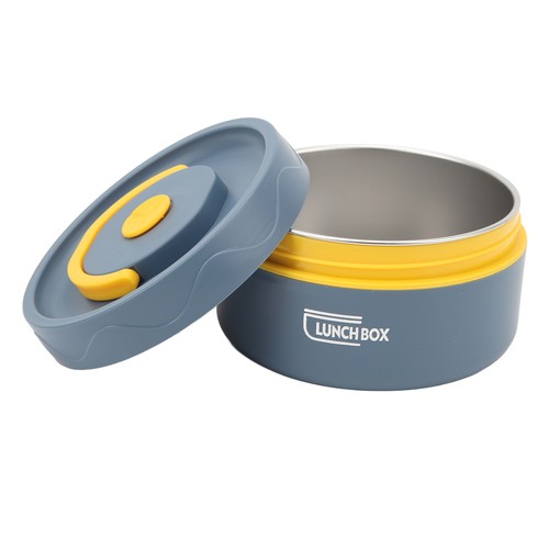 (Deep Sea Blue) 420Ml Insulated Lunch Box 304 Stainless Steel Double-Layer Po - Picture 8 of 24