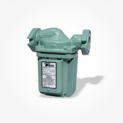 Taco 0011-F4 1/8-HP Flanged Cast Iron Circulating Pump - Green