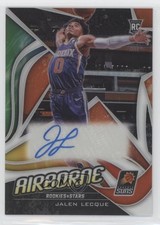 2019 Panini Chronicles Airborne Signatures Silver Jalen Lecque #AB-JLE Auto 06z8