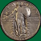 1930 Standing Liberty Quarter Near Extremely Fine XF/VF+ Coin #36020