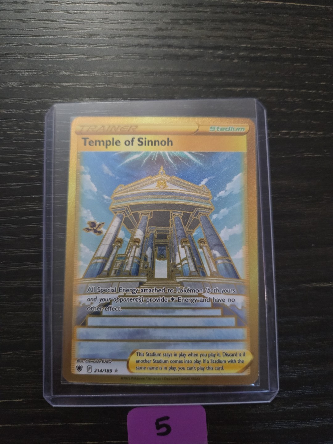 Temple of Sinnoh (Secret) 214/189 Swsh10: Astral Radiance Holo