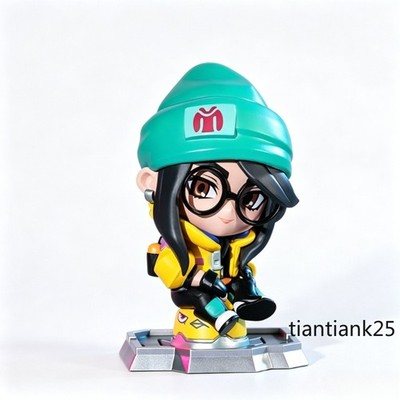 Valorant Killjoy Chibi PVC Figure Model Desktop Ornament Christmas Gift New 1PC