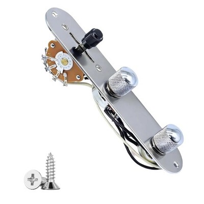 Professional 3 Position Guitar Toggle Switches Loaded Control Plate Harness