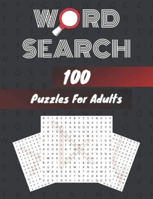 Word Search 100 Puzzles for Adults Large Print Edition: - Paperback NEW The Alph