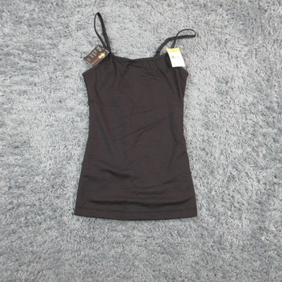 Maidenform Shapewear Tank Cami Womens M Black Adjustable Strap Slimming NWT