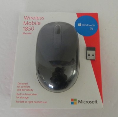 Microsoft Mobile 1850 Wireless USB Maus Schwarz Neu in Verpackung, PC Mac