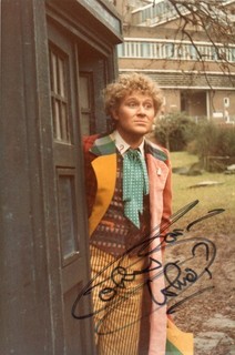 DOCTOR WHO COLIN BAKER 6TH DOCTOR SIGNED BBC PHOTOGRAPH (1984)