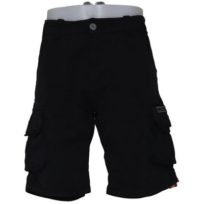 Alpha Industries, Cargo Shorts, Größe: 36, model: crew short, Schwarz #wtA