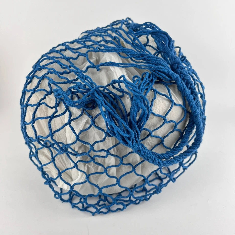 2 Vintage 1970s USSR Mesh String Shopping Bags Avoska with Tag Ukraine Eco - Image 3 of 4