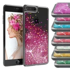 Eazy Case Apple iPhone 7 Plus iPhone 8 Plus Glitter Case Liquid Silicone Cover