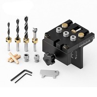 Bohrschablone 3 In 1 6-15Mm DüBelhilfe Mit Positionierungsclip FüR