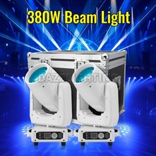 PAIDUN 2PCS 20R 380W Rainbow Beam Moving Head Stage Light DJ Disco Bar Show Case