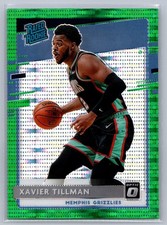 Xavier Tillman 2020-21 Optic Green Pulsar Rated Rookie #185