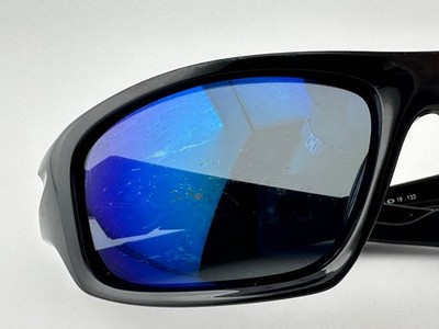 Oakley Valve OO9236-12 Men Black Sunglasses, Polarized Sapphire