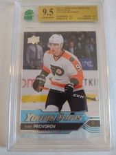 2016-17 Upper Deck Young Guns Ivan Provorov Rc Rookie Graded MNT 9.5