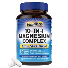 10 in 1 Magnesium Complex Nerves Bone Heart Magnesio Complejo Alta Absorcion