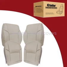 Fits 2003-2006-2009 Toyota 4Runner Driver Passenger Bottom & Top Seat Cover Tan