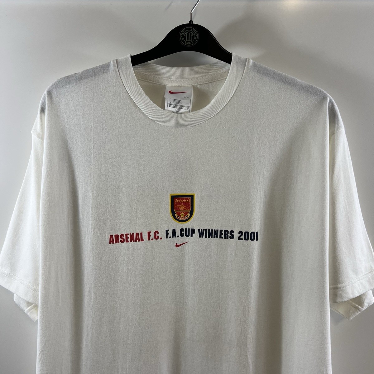 Arsenal Player Issue FA Cup 2001 Football Shirt 2000/01 Adults XL