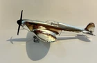 Vintage Dinky Spitfire MkII Silver *Sold As Part Built As No Wheels Or Antenna*