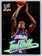 1996-97 Fleer Ultra Tony Delk Rookie Charlotte Hornets RC #12
