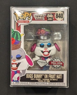 Funko Pop Animation Looney Tunes 840 Bugs Bunny (In Fruit Hat) Vinyl Figure OVP