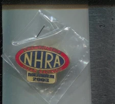National Hot Rod Association NHRA Membership Pin-2003-sealed-NM