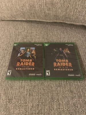 Tomb Raider I II III IV V VI Xbox Remastered Limited Run One Series X Bundle New