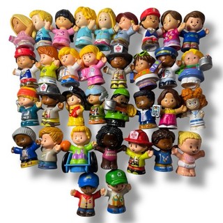 Fisher Price Little People LOT of 34 Career Girls & Boys Figures Lot (1/3)