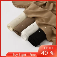Long Headscarf Muslim Women Hijab Turban Shawl Wrap Scarf Scarves Islamic Stoles