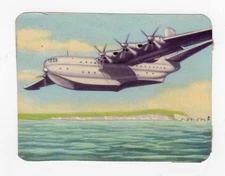 Aviation Card Granose Air Travel 1957. Princess Flying Boat over English Channel
