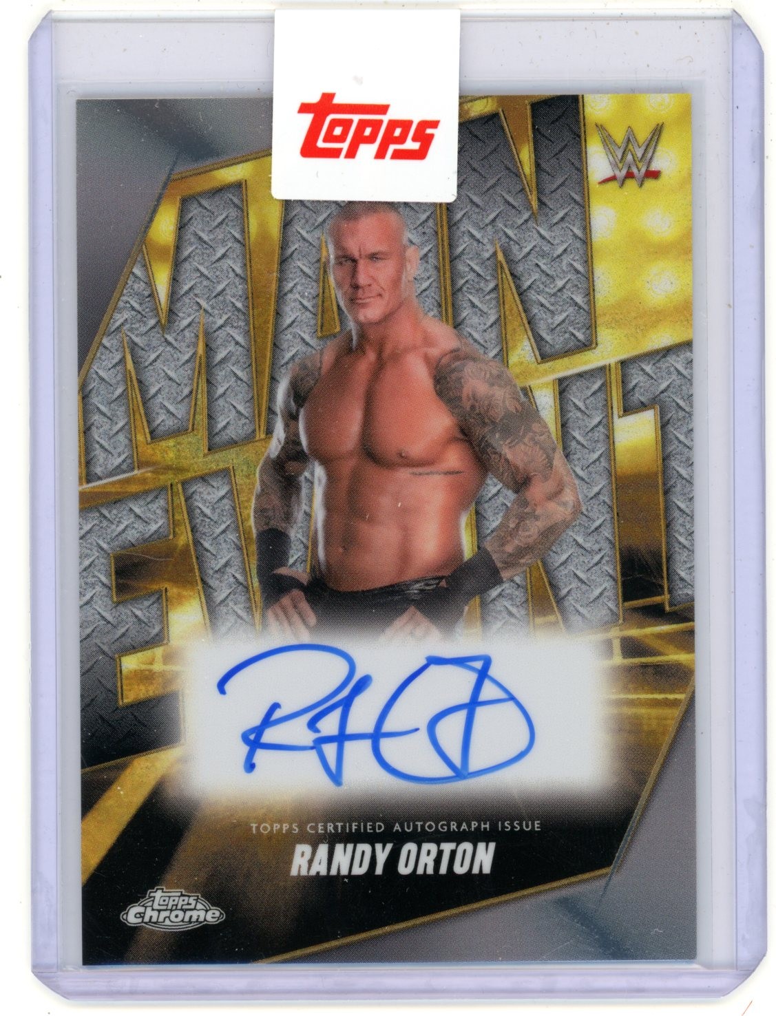 2025 Topps Chrome WWE #MEA-RDY Randy Orton Main Event Autographs