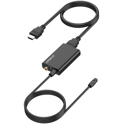 AUTOUTLET 192KHz HDMI ARC Audio Extractor to Optical TOSLINK SPDIF 2.1m